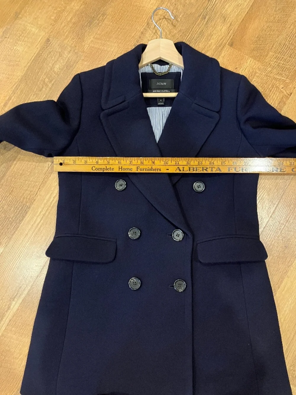 J Crew Women's Peacoat, Navy Size 4